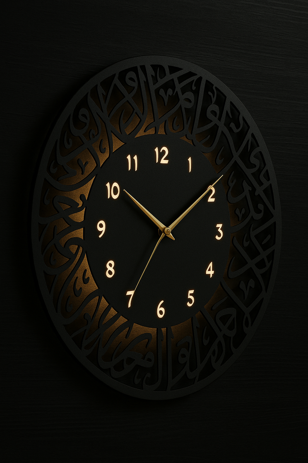 Calligraphic Aura Clock